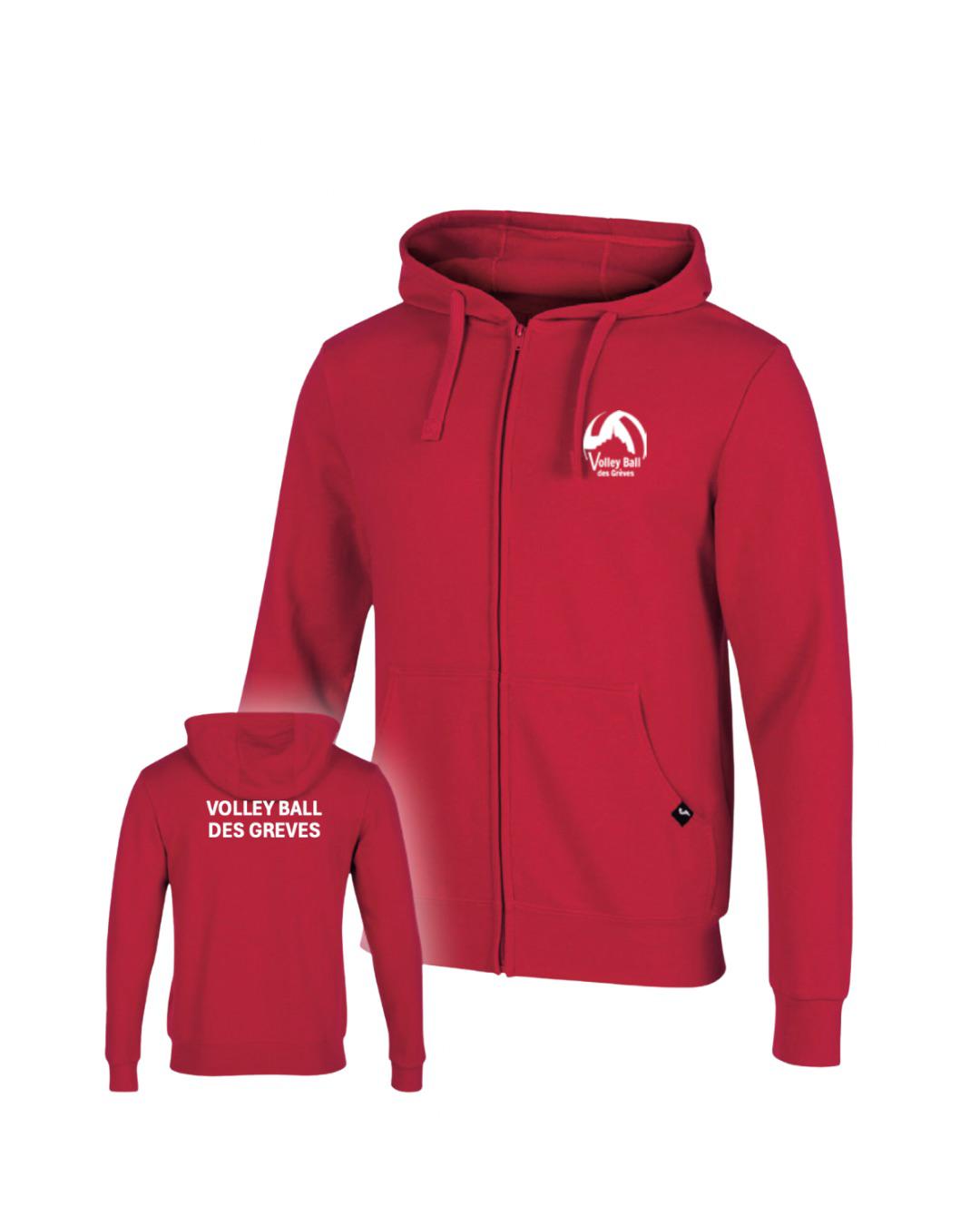 Sweat avec zip