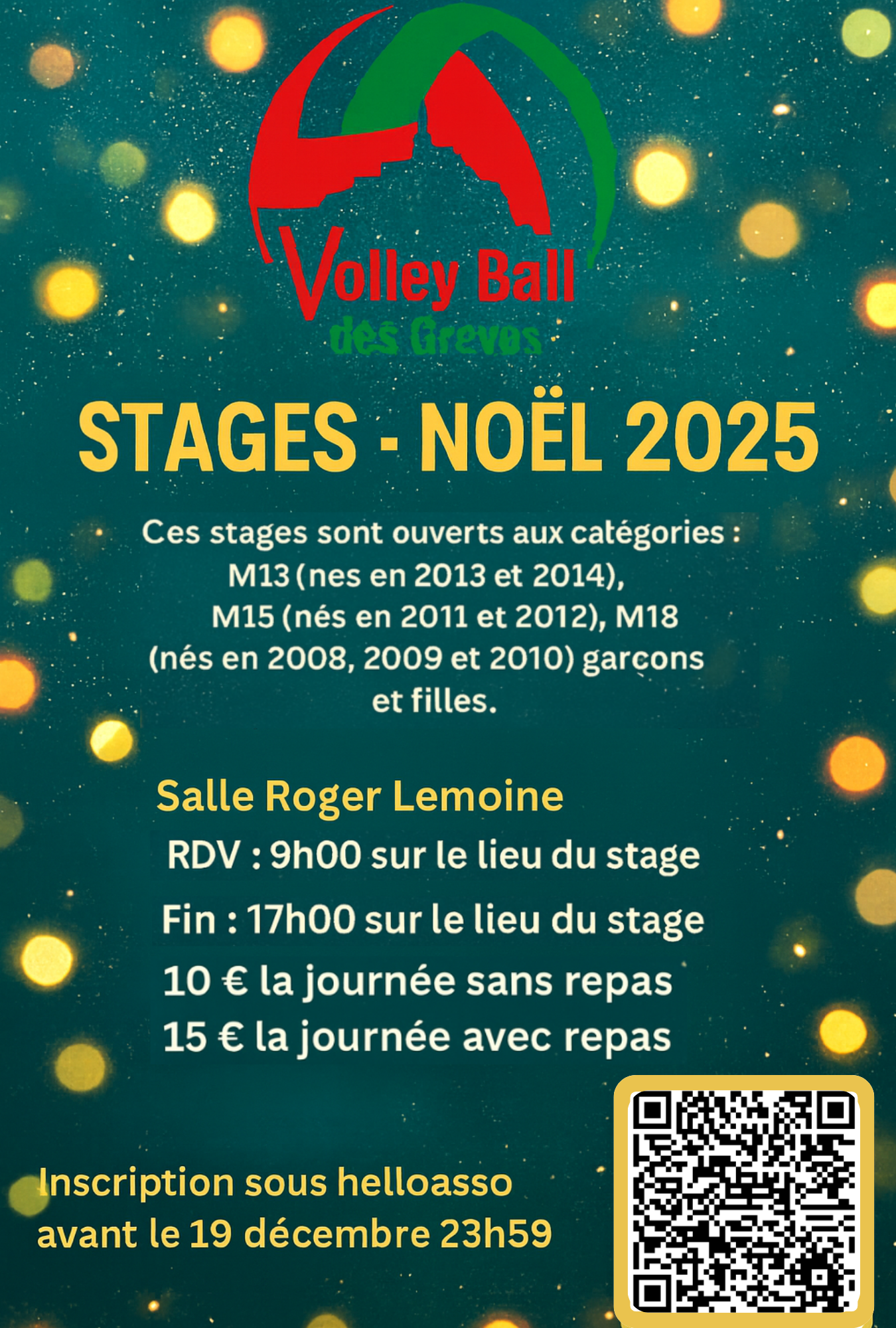 Stage Noël 2025