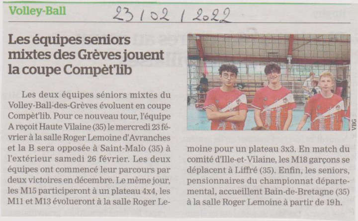 La Manche Libre - Coupe Compet'lib Fév. 2022