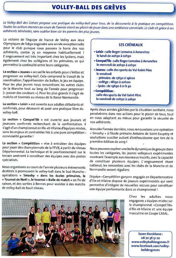 Le bulletin du Val Saint Père