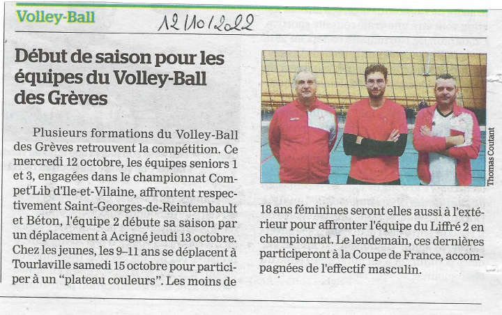 La Manche Libre - 12-10-2022 - Les trois équipes de compet'lib sont prêtes !